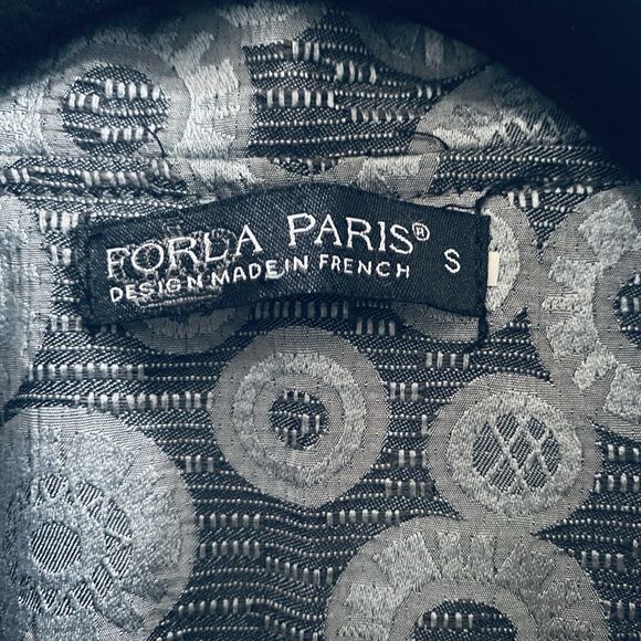 Tapestry Jacquard Patchwork Jacket Coat Boho French S Vtg Unique Y2K  60’s  Art - Picture 13 of 13